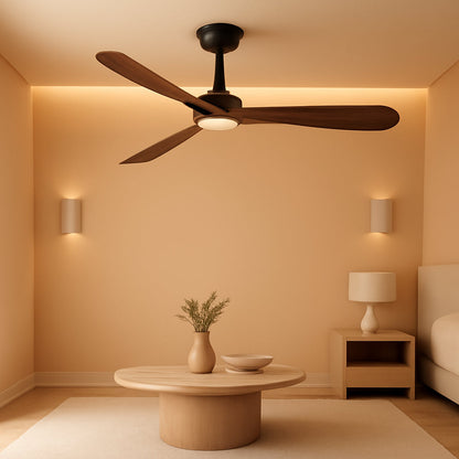 52 Inch Ceiling Fan with Bluetooth Remote Smart Control LED Light
