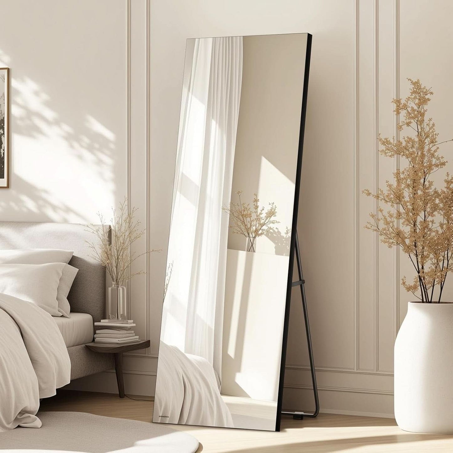 58x18 Frameless Full Length Distortion Free Silver Coated Mirror