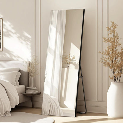 58x18 Frameless Full Length Distortion Free Silver Coated Mirror