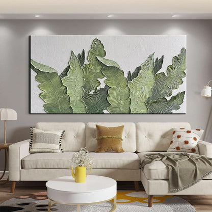 Hand Painted Floral Canvas Wall Art 24x48 Inches Framed Oil Painting