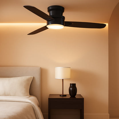 42 Inch Dual Color Woodgrain Ceiling Fan with Remote Control Energy Efficient